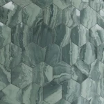 بلاط بورسلان Selleny للصالات والمداخل، سماكة 9 مم، ابعاد 16×14 سم، لون اخضر 