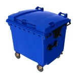 حاوية 1100 لتر لون ازرق