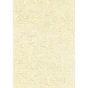 Floral Wallpaper 10m×0.70m Cream Color, Model 12005 | Balbaid Decor Company