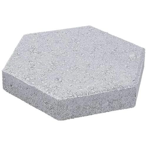 بلاط أرضيات رصيف انترلوك، حجم 20×23 سم، سماكة 6 سم، تصميم سداسي، لون رمادي | Al Wasd Industrial
