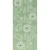 Ceramics Walls Size 20x43 cm, Insert Daisy Green Color | Future Ceramic Company