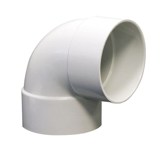 كوع UPVC زاوية °90 مقاس 3 إنش أبيض، جدول 40 | مواسير الراجحي