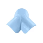 زاوية سقف ثلاثية، حجم 420×465 مم، لون أزرق فاتح لامع | مصنع الديار العميقة