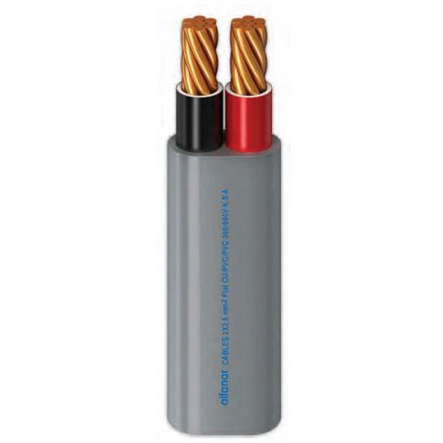 2 Core Stranded Copper Flat Cable 10sq mm, 300/500V PVC Insulated | Al Fanar