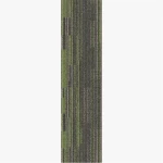 شرائح موكيت مكتبي، مقاس 100×25 سم، سمك 7 ملم، لون أخضر، مع عزل PVC، موديل 2642