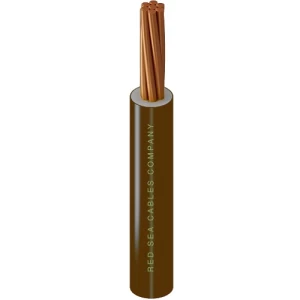 سلك مجدول CU/LSHF مقاس 16 mm2، 450/750 V، لون بني، 100 ياردة | RESCAB