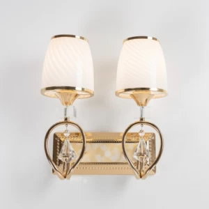 Crystal Wall Lamp Gold Color, SKU 35235 | 