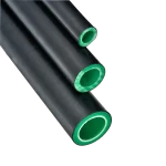 مواسير بلاستيك PPR-UV/PPR طبقتين، مقاس 32 مم، ضغط 20 بار، لون اسود | شركة عسك