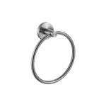 نوفر حامل مناشف دائري، ستانلس ستيل، لون كروم