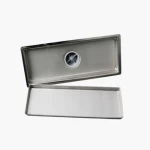 صفاية مستطيلة لصرف المياة، لون تيتانيوم، حجم 30×10 سم