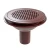 Cast Iron Indoor Floor Drain, 4 Inch Outlet Size | Saudi Cast Factory