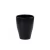  ceramic plant pot, size 14 x 17 cm, color black 
