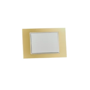 Single Switch B3 7×7 cm Gold Color 10 Ampere | N2401W