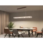 إنارة معلقة شمسية، لون كافية، طول 1500 مم، عرض 220 مم، ليد 36 واط، 3000 كلفن