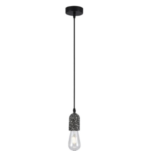 Modern Hanging Light 60x60x120 mm, Black Color | 49295