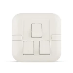 مفتاح انارة ثلاثي اتجاهين (دركسيون) 10 أمبير، ابيض، مقاس 7×7 سم، 250 فولت | سبكترا