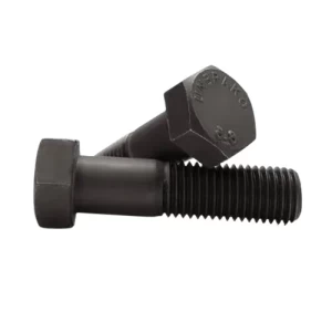 Half Thread Black Steel Hexagonal Bolt UNC Grade 2 Size 1/4 inch | Al Hadhara Tower Trading