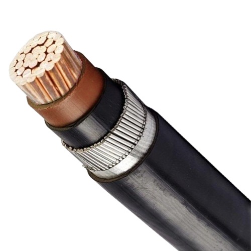 95mm2 0.6/1kV Single Core Stranded CU/XLPE/AWA/LSHF Cable, Brown, 1000m | Bahra Cables