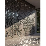 ديكورات واجهات منازل خارجية طول 600 سم عرض 200 سم لون اسود 