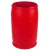 HDPE Plastic Barrel, Red Color, 220 Liter Capacity, Total Diameter 58 cm, Height 93 cm, Model E5HTW