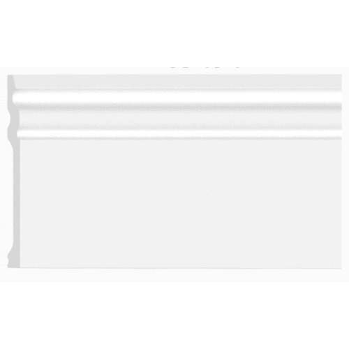 Skirting Polystyrene Length 2.4 m, Height 10 cm, White Color, Model JU-10-1 | 