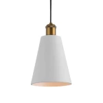 Decorative Elegant Ceiling Pendant, White Color, Length 19 cm, Width 16 cm