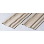 PVC wood replacement,size 16 x 290 cm, color dark beige