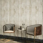 ورق حائط تصميم نقاشات طول 10 م، عرض 50 سم، لون بني فاتح