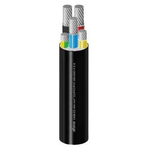كابل المنيوم مجدول متعدد النواة خماسي القطب PVC/ST1 مقاس 150 مم² 600/1000 فولت اللون اسود | شركة الفنار