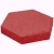 Interlock floor tiles, dimensions 20x23 cm, height 6 cm, Hexagonal design, light red color | Al Wasd Industrial
