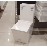 Floor Mounted Western Toilet Size 25 cm, White Color
