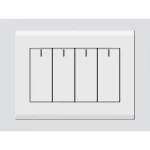 مفتاح رباعي، ماركة آرت دي إن أيه، مقاس 7×7 سم، لون أبيض، 16 أمبير