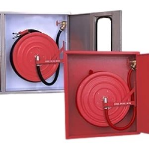 صندوق حريق إطار وباب ستانلس ستيل بزجاج دائري 1050x800 مم | الصافي