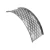 Vertical Outside Bend Perforated Cable Tray, Hot Dip Galvanized Steel, 2.0mm Thickness, 100mm Height, 600mm Width | BAHRA