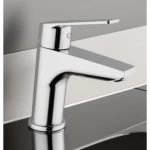 Short Washbasin Mixer 14 cm, Chrome Color 