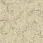 American Leaf patterned wall Covering, size 10 m x 0.53 m, beige color, model EP6165  