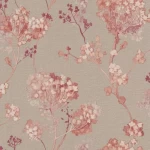 ورق حائط الماني ورود مقاس 10 م× 0.53 م، لون بيج غامق، موديل 449273 