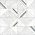 Spanish wallpaper marble design 10 m x 0.53 m, white, model 367-1