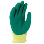 Duro Task glove, size 8M, green and yellow, Honeywell brand