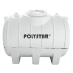 خزان مياه بولي ستار افقى مصنوع من البولى ايثيلين سعة 2500 لتر   طول 2042 ملم ارتفاع 1421 مم 