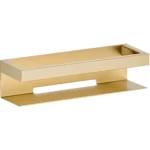 رف شاور ستانلس ستيل 31×12×11 سم، لون ذهبي