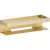 Stainless steel shower shelf 31 x 12 x 11 cm, golden color