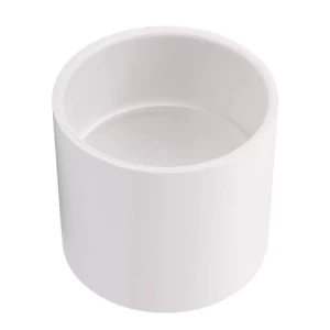 UPVC Plastic Coupling Size 1 1/2 inch White | Al-Manar Pipes Factory