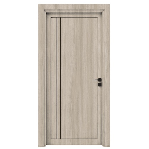 Premium Wooden Door Scratch-Resistant Surface 235x115 cm Beige, 6 cm Thickness | YT-19268345