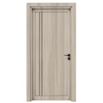 Premium doors with scratch-resistant surface, size 235 x 115 cm, beige color, thickness 6 cm, model BM02