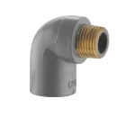 كوع بلاستيك PVC زاوية °90 بسن داخلي جدول 80 براند شانل مقاس 1 × 1 إنش لون رمادي غامق