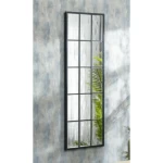 Decorative Mirrors Size 180x60x2.5 cm, Black Color, Island Design