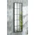 مرايا ديكور مقاس 180×60×2.5 سم، لون اسود، تصميم جزيرة