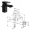 KLUDI Washbasin Mixer Black, Length 140 mm, Model KLUDI S | ALHashim Sanitary Tools - Image 2