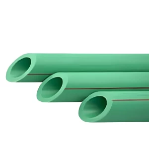 PPR Pipes Fiberglass Layer Pressure 20 bar Diameter 90 mm Thickness 12.5 mm, Green Color | Cosmoplast Factory